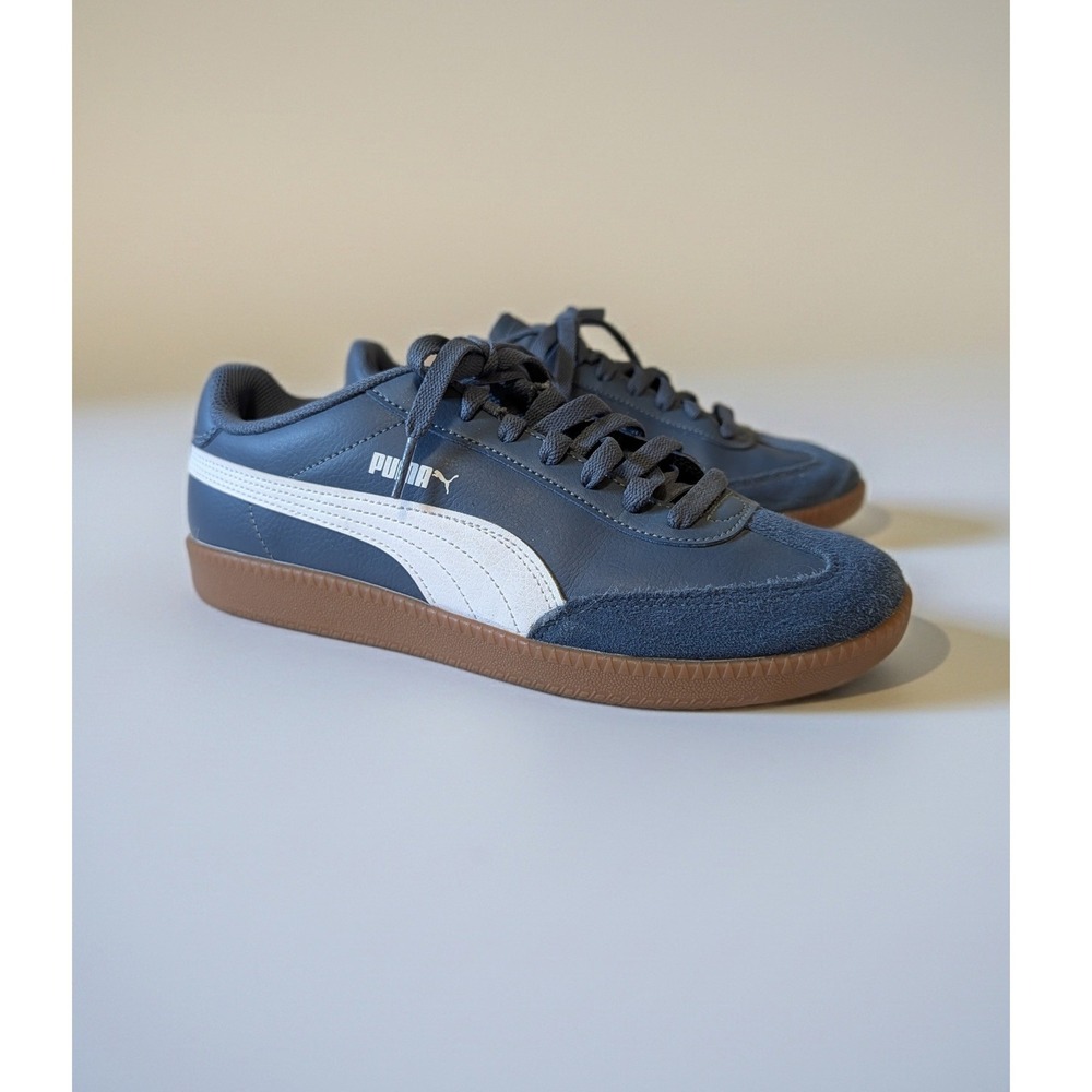Puma Super Liga OG Retro Smoked Pearl Blue White Gum Sole Sneakers‎ Mens 8